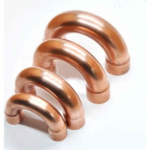 180 Angle Degree Return Bend Equal Copper Welding End Feed Plumbing Pipe Adapter Fitting Gas Water Oil Refrigerator