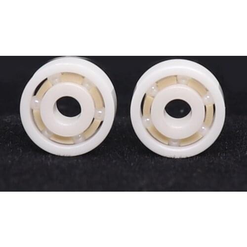 2PCS Full ZrO2 Ceramic Ball Bearing MR62 2x6x2.5 MM ABEC-9 ZRO2 Zirconia Ceramic Ocean Fishing Reels Miniature Ball Bearings