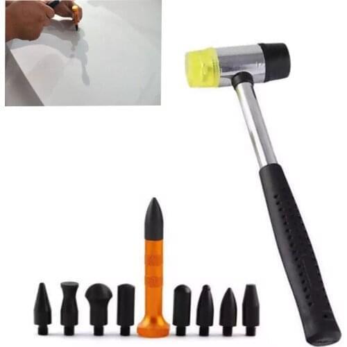 Paintless Dent Repair Hail Removal Tools Kit Tap Down Pen with 9 Heads Tools Set Wholesale price sheet metal tools kit