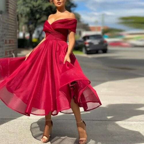 2021 Sexy Off Shoulder Solid Mesh Long Dress Elegant Chic Wrap V Neck Ruffle Dress New Fashion Women A-Line Wedding Party Dress