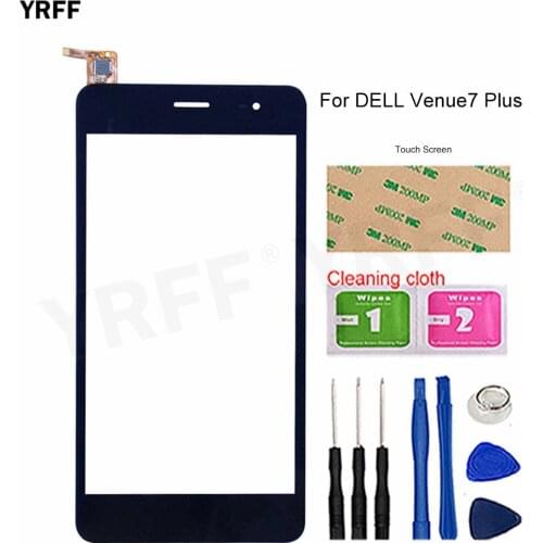 For Dell Venue7 Plus Touch Screen Digitizer Venue 7 Plus Front Outer Glass Touch Panel Sensor Repair Parts