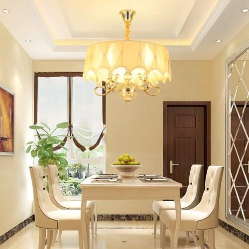 European Luxury Chandelier Lighting Home Decor Living Room Bedroom Chandeliers Hotel Hall Large Crystal Hanging Lamp Luminaria