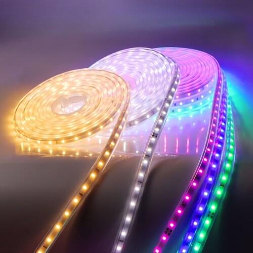 220V LED light Flexible LED Strip Waterproof Diode Tape Decorative Garland Garden Kitchen Backlight lamp EU Power With Switch