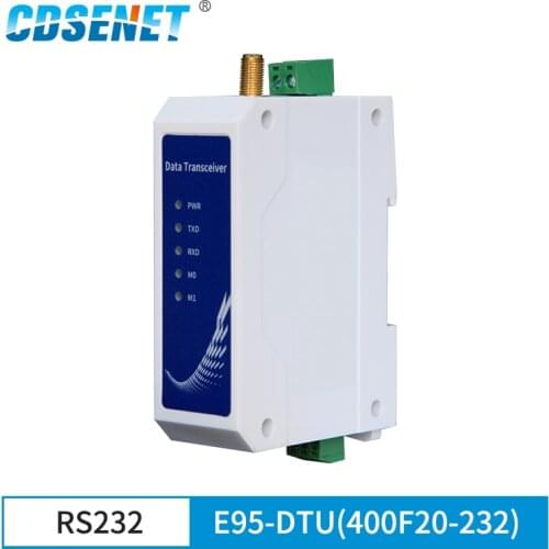 E95-DTU(400F20-232) IOT 433MHz 20dBm Wireless Data Transmission Station GFSK Modulation Modbus RS485 RS232 SMA-K Long distance