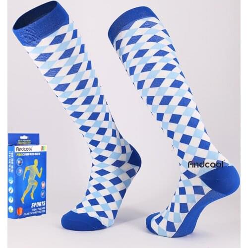Findcool Compression Cycling Socks Women Athletic Socks Yoga Socks Running Socks