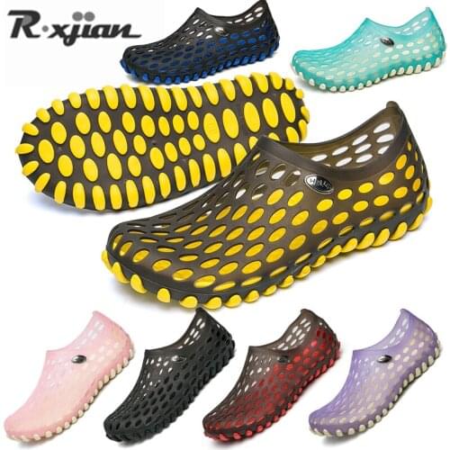 Summer new trend color beach shoes unisex lightweight high-quality beach shoes non-slip wear-resistant quick-drying slippers