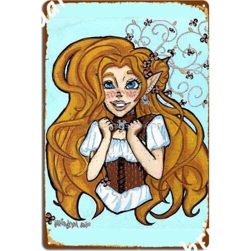 Elven Wench Metal Plaque Poster Wall Decor Party Club Home Decoration Tin Sign Poster
