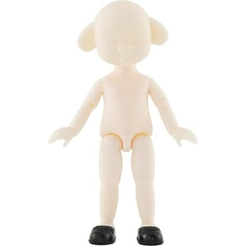 16cm Mini OB Doll without Makeup Cute Sleeping Pig Doll DIY Nude Body 1/12 Baby Doll Toys for Girls Gifts