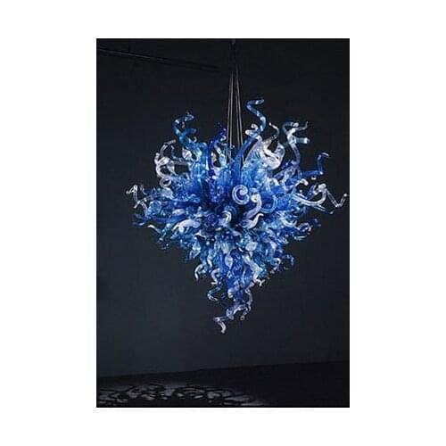 Latest Design Kitchen LED Ceiling Lighting Villa Stair Decoration Contemporary Hand Blown Glass