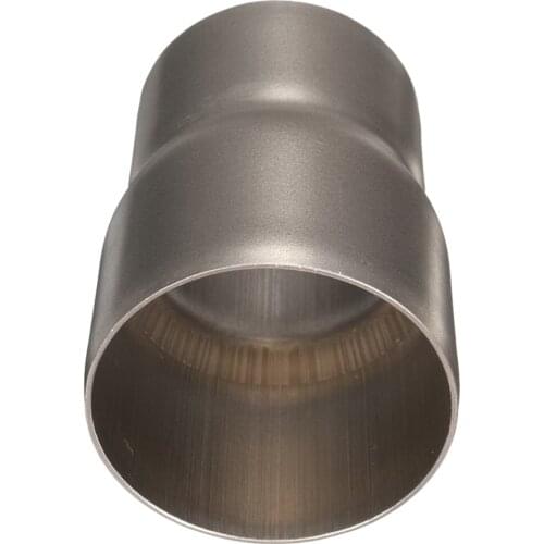 2 inch OD to 2.5 inch ID Motorbike Motocross Exhaust Pipe Adapter Reducer Connector 51mm to 60mm Connecting Joining Sleeve