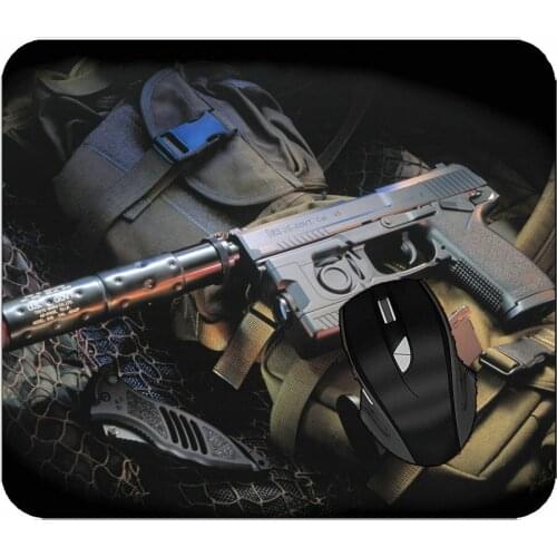 Professional Mousepad Weapon Pistol Pistol Non-Slip Rubber Mousepad
