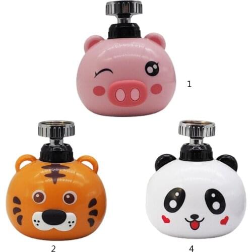 Water Tap Extension Water Flow Adjustable Faucet Extender for Kitchen Bathroom Sink with Attachments Animal Design