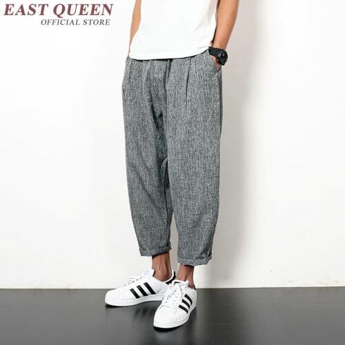 Traditional chinese clothing chinese traditional clothes for men oriental mens clothing kung fu uniform men pants KK575 W