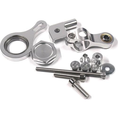 1 Set Cnc Aluminum Adjustable Motorcycles Steering Stabilizer Damper Bracket Mount Kit For Yamaha Yzf R6 2006-2017/ R1 2009-2012