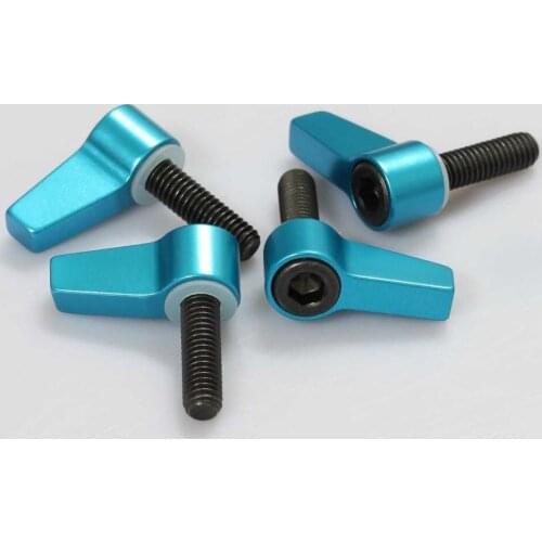 4x Metal M6 20mm length Knob Screw L Shape Screw For 15mm Rod Rail Rig Clamp