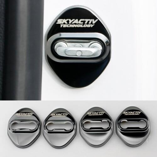 Car Door Lock Cover For Mazda 2 3 6 Axela CX3 CX 3 CX-5 CX5 CX 5 CX7 CX 7 CX9 MX5 ND 2014 2015-2017 2018 2019 2020 Accessories