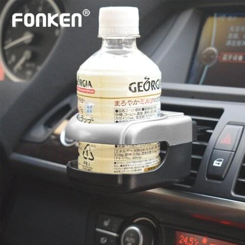 Car Water Cup Bottle Holder Car Air Vent Drink Stand for Coffee Cola Beverage Car Styling Auto Seat Gap Rack Door Mount Bracket