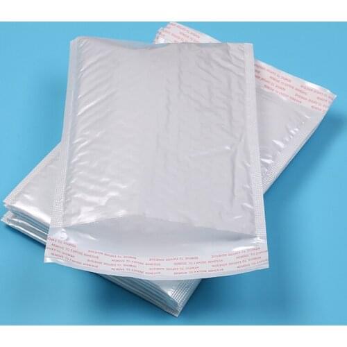 White Bag Foam Envelope Foam Foil Packaging Envelope Moistureproof Vibration Bag Christmas Package Gift Bags 50pc 14*16cm