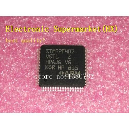 Free Shipping 5pcs/lots STM32F407VGT6 STM32F407 QFP-100 New original IC In stock
