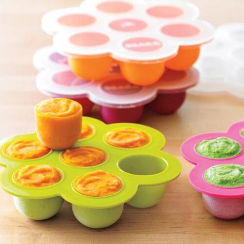 200G Large Baby Food Container Baby Fruit Breast Milk Storage Box Refrigerator Tray Potato Chips
