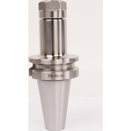 BT40 ER20 collect holder 100 mm, hss Cutting tool holder for CNC center, bt40-er20-100 cartridge ER20