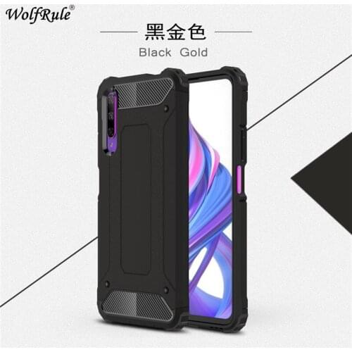 Phone Case Honor 9X Pro Cover Anti-knock Silicone + Hard Plastic Case For Huawei Honor 9x / Honor 9X Pro Shockproof Funda 6.59"