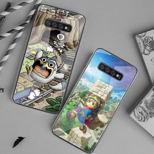 Slime Dragon Quest Phone Case Tempered Glass For Samsung S20 Plus S7 S8 S9 S10 Plus Note 8 9 10 Plus