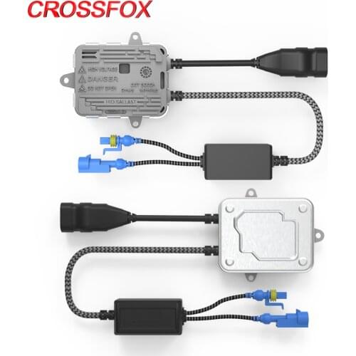 CROSSFOX 12v 55W AC Xenon Ballast HID Ignition Unit Block For Bulb H4 H11 H7 H3 9005 9006 H1 Headlight Control Conversion Kit