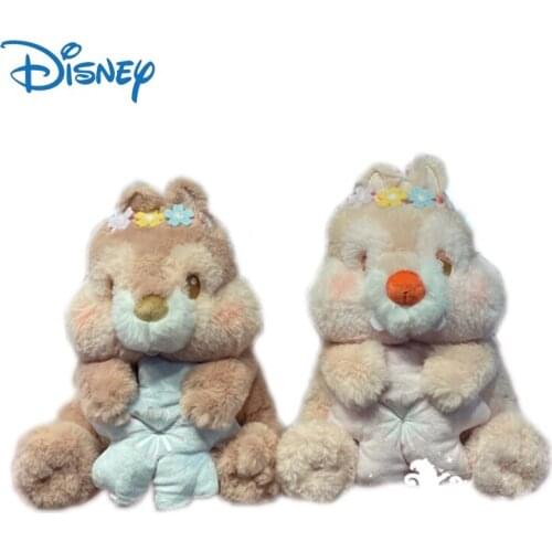 Disney Genuine Kawaii Chip 'n' Dale Action Figure Sakura Pink Plush Toys Decor Cute Stuffed Plush Dolls Kids Toys Gift for Girls