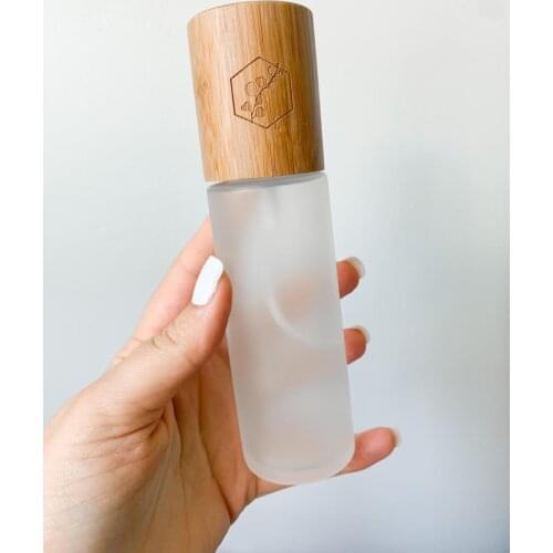 Spray perfume Bottles 150ml 120ml 100ml Biodegradable Wooden Hemp CBD oil Cream Bottles Natural Luxury Bamboo Cosmetic Packaging