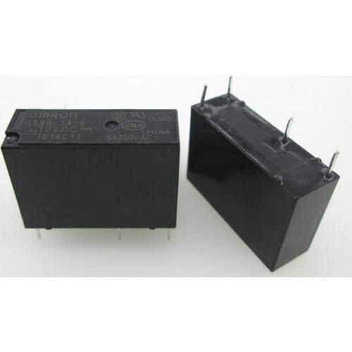 HOT NEW 12V relay G5NB-1A-E-12VDC G5NB-1A-E 12VDC G5NB1AE G5NB1AE-12VDC G5NB 12VDC DC12V 12V 5A 250VAC DIP4
