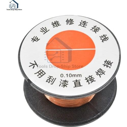 0.1mm Cable Copper Solder Soldering Wire Enamelled Notebook Motherboard Maintenance Cable Wire Assemblies for PCB Mobile Phone