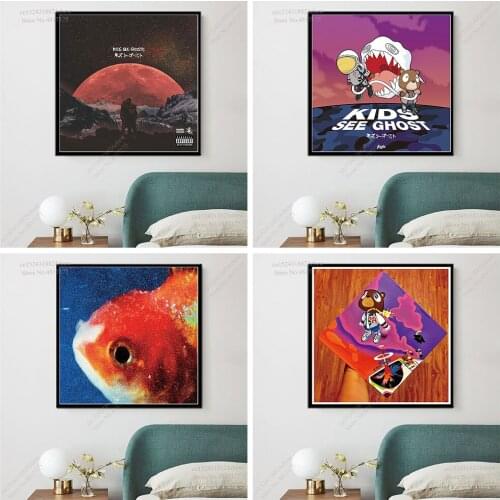 Kanye West Hot Poster Rapper Singer Music Album The Life of Pablo Canvas Painting Wall Art Posters and Prints Home Decor