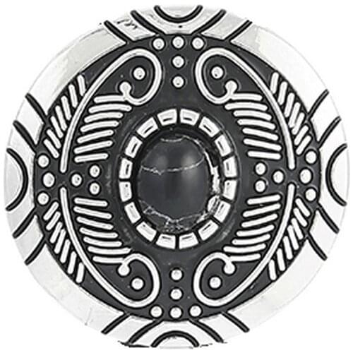 KDG Western Cowboy Retro Totem Point Natural Stone Western Concho Metal Rhinestone Flower Concho Belt Screw Clothing Accessories