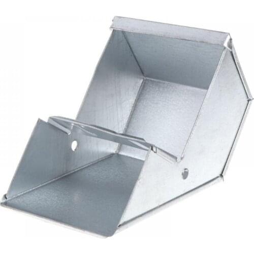 Rabbit Cage Food Box Metal Trough Feeder Drinker Food Bowl Equipment Tool Easy to Install for Farming Animals