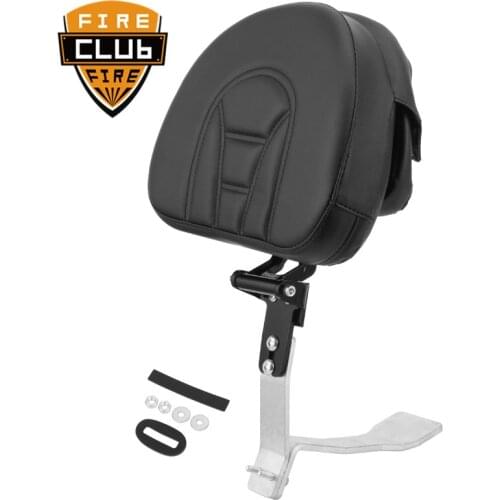 Leather Motorcycle Black Adjustable Driver Backrest For Can Am Spyder RT SE6 SM5 2008-2017 16 15 14 13 12 11 10 09 Accessories
