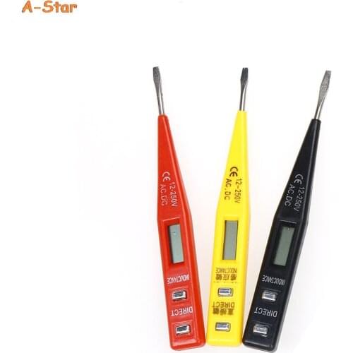 Multifunction Digital Test Pencil AC DC Multi-Sensor Electrical LCD Display Voltage Detector Test Pen