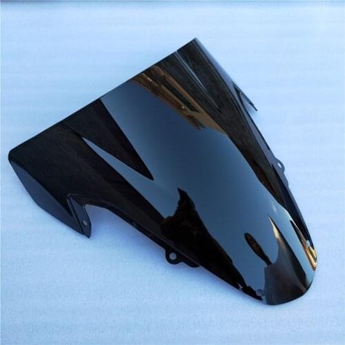 Motorcycle High Quality Bubble Windshield Wind Deflectore Black Windscreen For Suzuki GSXR1000 2003-2004 K3 03-04