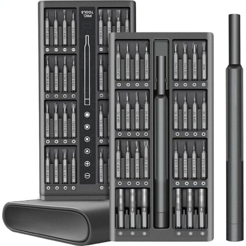 63 In 1 Screwdriver Set Precision Magnetic Screw Driver Kit Torx Hex Bits With Handle Portable Phone Computer Repair Tools