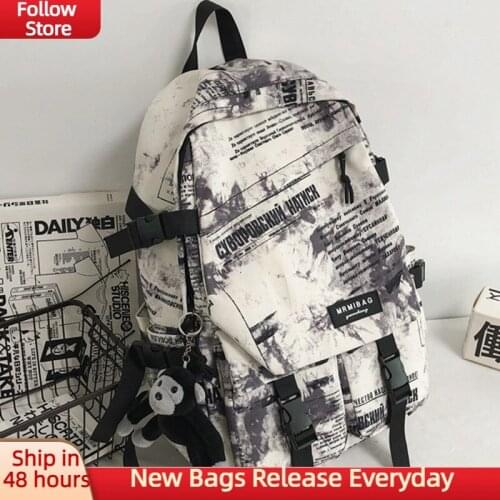 Teenage Girls School Bag Nylon High Quality Shoulder Travel Bag 2021 Fashion Camouflage Casual for Women and Man School Backpack