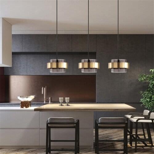 Nordic Light Luxury Glass Bedside Lamp Creative Personality Designer Cafe Bedroom Restaurant Bar Small Chandelier