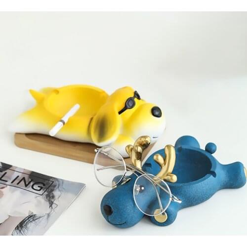 New Cartoon Animal Ashtray Resin Ashtray Creative Decoration Home Send Boyfriend Gift Ashtray Smoking Accessories