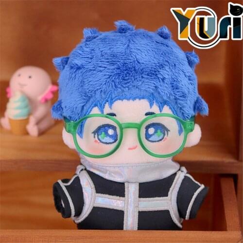 TV Happy Star Duo Mianti Polyhedron Official Original 10cm Plush Doll Figure Toy Change Clothes Clothing Outfit Cosplay C Rua