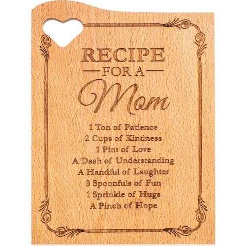 Mothers Day Gifts for Mom Personalized Engraved Cutting Board As Mom Gift for Mom Birthday Thanksgiving Day Mothers Day