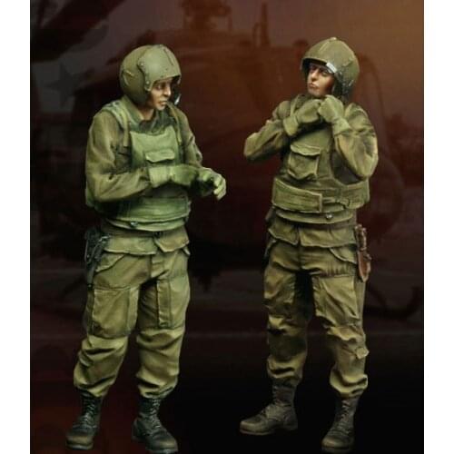 1/35 Resin Model Building Kit Figure Helicopter driver