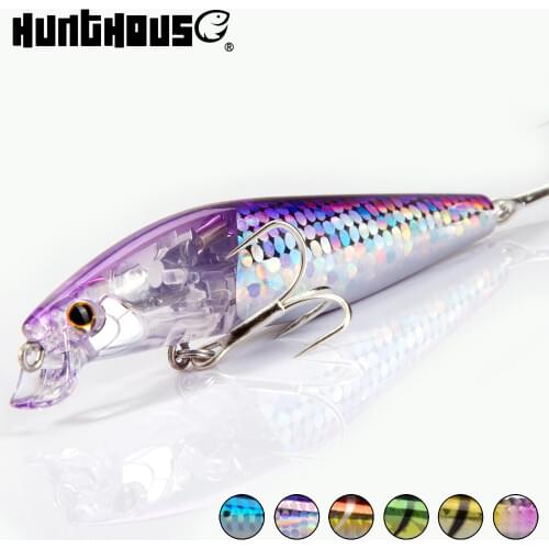 Hunthouse EXSENCE Shallow Assassin slider Minnow fishing lure 99mm 15g 99F FLASH Tungsten weight slider system floating baits