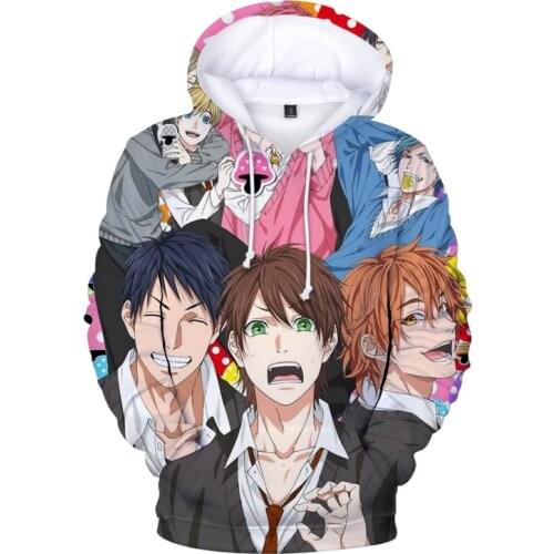 Yarichin B Club 3D Printed Hoodies Men Women Fashion Anime Pullover Casual Hip Hop Harajuku Sweatshirts Oversized 2XS-5XL