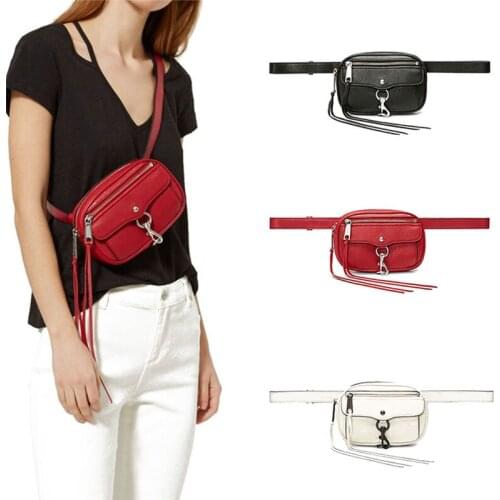 Womens Fanny Pack, Small Crossbody Purse Fashion Tassel Waist Belt Bag for Party Travel Work