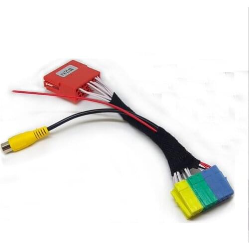 1pc Car Rear View Camera Cable Adapter RCA Connector for Beijing Car X3 2019