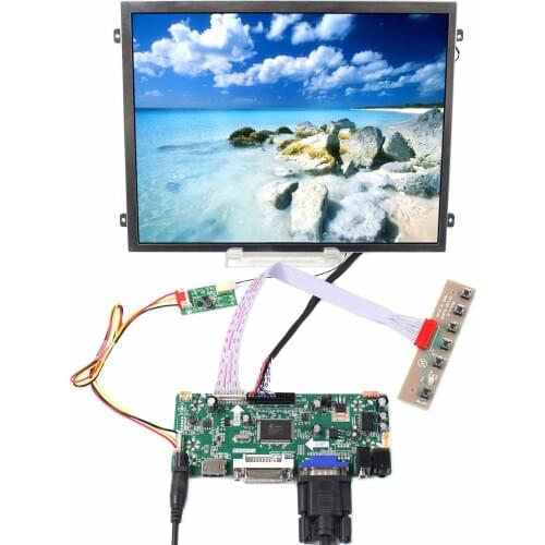 10.4" IPS LCD Screen Brightness 500nits 10.4 inch 1024x768 VS140T-003A with HD MI VGA DVI LCD Controller Board Drvier Board
